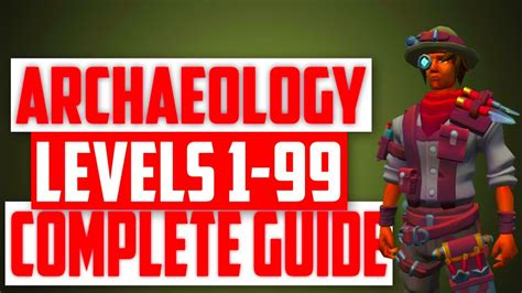 Rs3 archaeology guide - Collections are excavation and restoration tasks that can be completed over and over. Each one will have a group of artefacts that are needed to complete it. Because artefacts cannot be traded players are forced to uncover the artefacts themselves. After that the artefacts must be restored and given to the collector.